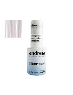 Base Esmalte En Gel Fiber Base Andreia Nº 6 Glitter Soft White 10.5Ml