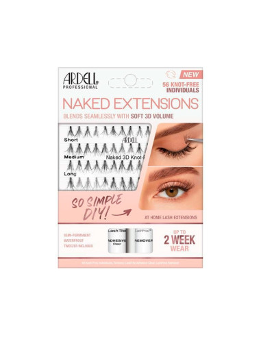 Kit Extensiones Pestañas Ardell Seamless Naked