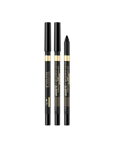 Lápiz Ojos Eyeliner Eyeliner Gel Waterproof Variete Eveline Negro