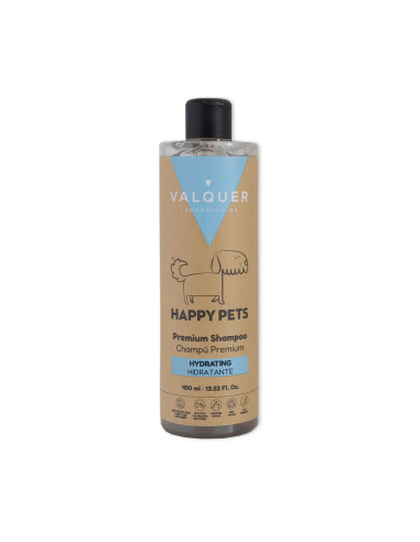 Champú Vegano Mascotas Valquer Hidratante Happy Pets 400Ml