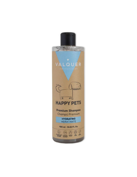 Champú Vegano Mascotas Valquer Hidratante Happy Pets 400Ml