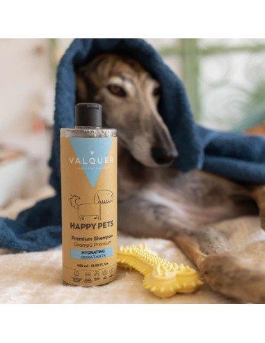 Champú Vegano Mascotas Valquer Hidratante Happy Pets 400Ml