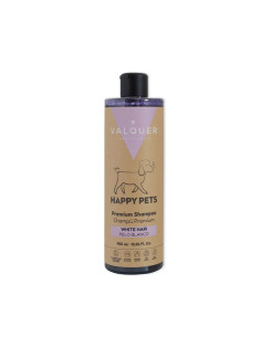 Champú Vegano Mascotas Valquer Pelo Blanco Happy Pets 400Ml