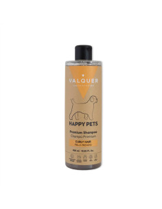 Champú Vegano Mascotas Valquer Pelo Rizado Happy Pets 400Ml