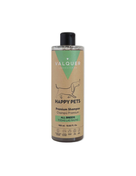 Champú Vegano Mascotas Valquer Todas Las Razas Happy Pets 400Ml