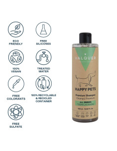 Champú Vegano Mascotas Valquer Todas Las Razas Happy Pets 400Ml 2