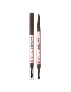 Lápiz Cejas Pomade Pencil Eveline Dark Brown 2 En 1