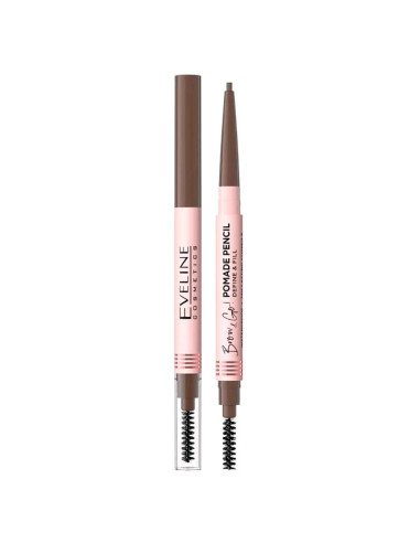 Lápiz Cejas Pomade Pencil Eveline Taupe 2 En 1
