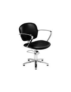 Sillon Doris Negro Pie Estrella Bomba Hidraulica