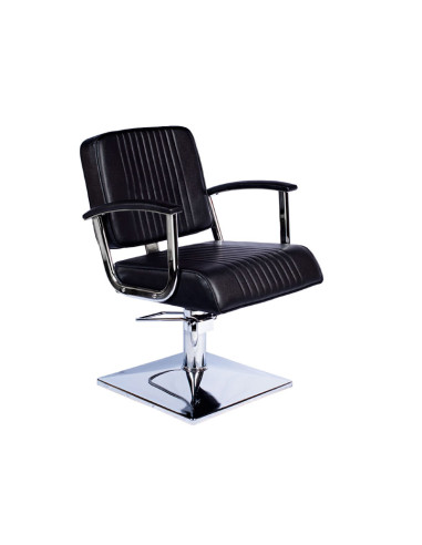 Sillon Peluquería Zinnia Pie Cuadrado Bomba Hidraulica