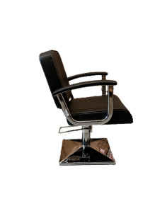 Sillon Peluquería Zinnia Pie Cuadrado Bomba Hidraulica 2