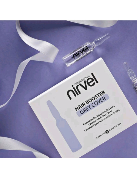 Ampolla Nirvel Cubre Canas Hair Booster Grey Cover 5Ml