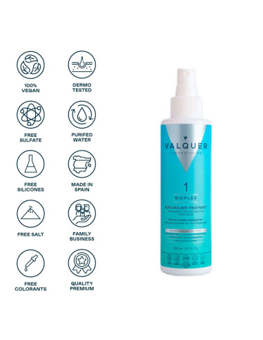 Tratamiento Reconstrucción Capilar Valquer Nº 1 Bioplex 200Ml