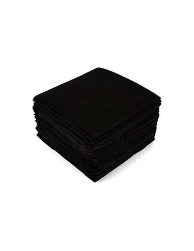 Toalla Desechable Spun Lace Negra 80X40Cm Pack 100 Unds