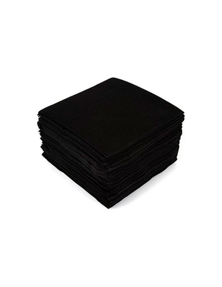 Toalla Desechable Spun Lace Negra 80X40Cm Pack 100 Unds