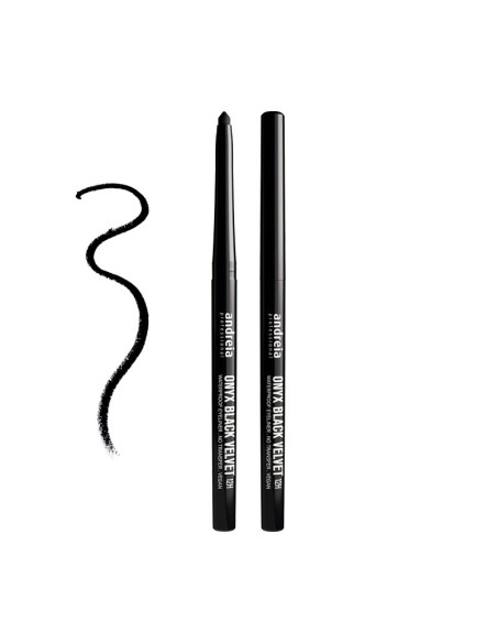 Eyeliner Waterproof 12H Andreia Onix Black Velvet