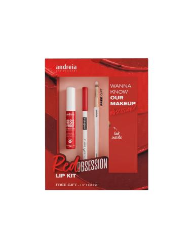 Kit Andreia Labios Red Obsession Lip Kit