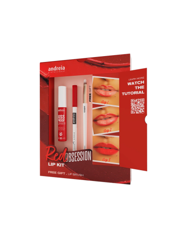 Kit Andreia Labios Red Obsession Lip Kit