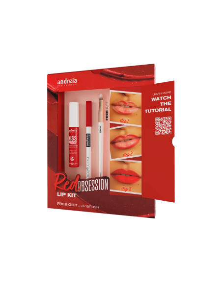 Kit Andreia Labios Red Obsession Lip Kit
