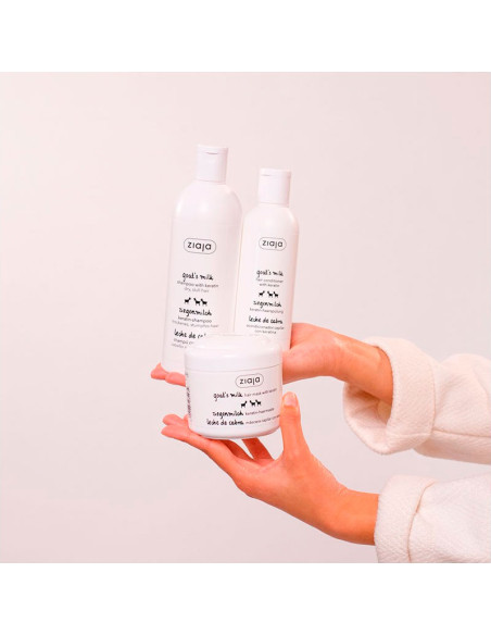 Set Ziaja Leche De Cabra Champú + Mask + Acondicionador