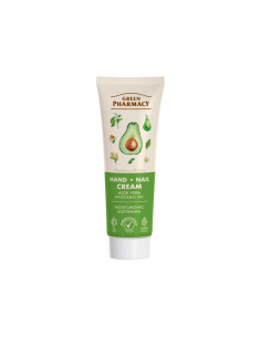 Crema de Manos Y Uñas Green Pharmacy Aloe Vera y Aceite Aguacate 100Ml