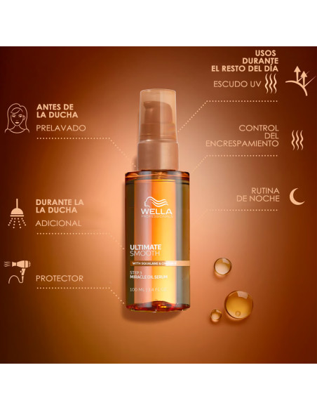 Sérum Wella Miracle Oil Ultimate Smooth 30Ml