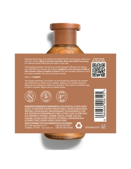 Champú Wella Ultimate Smooth 250Ml