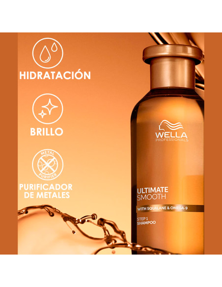 Champú Wella Ultimate Smooth 250Ml
