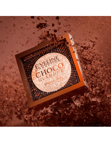 Sombra Ojos Mono Eveline Choco Glamour Nº 01 3.5Gr