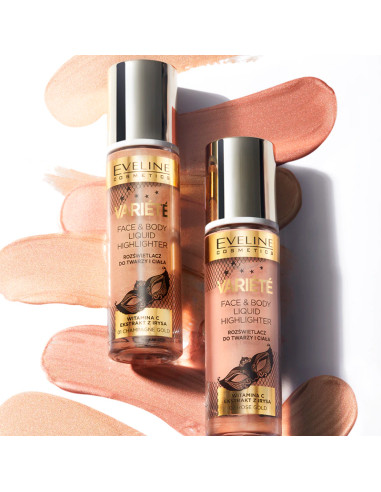 Iluminador En Crema Eveline Variete Liquid Highlighter Nº02 30Ml