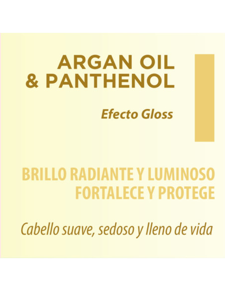 Acondicionador Bifasico Efecto Gloss Nirvel Argán Y Pantenol 100Ml