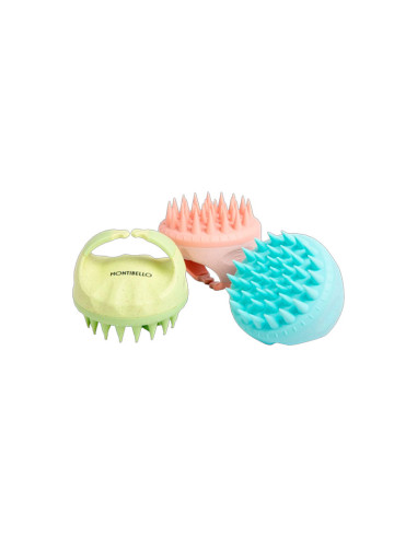 Cepillo Masaje Silicona Montibello Colores