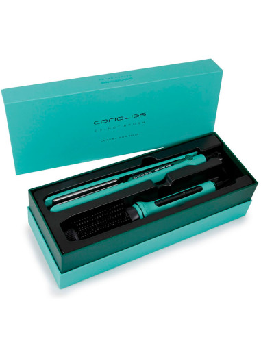 Kit Plancha Corioliss C3 Mint Green + Cepillo Eléctrico Regalo