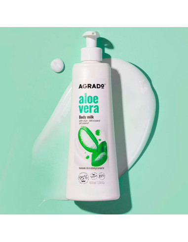Loción Body Milk Agrado Aloe Vera 400ml