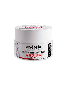 Gel Uñas Viscosidad Media Builder Gel 3 En 1 Andreia Clear 200Gr