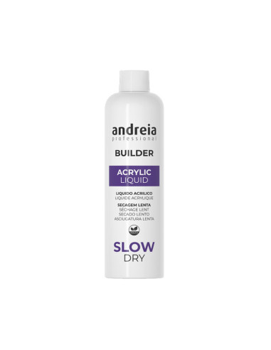 Líquido Acrílico Secado Lento Slow Dry Andreia 250Ml