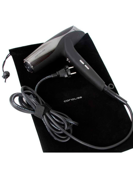 Secador Corioliss Wind Black Chrome 1500W