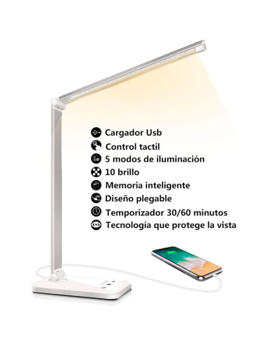 Lampara Flexo Manicura Led