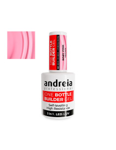 Gel Viscosidad Baja One Bottle Builder Gel Andreia Baby Pink 14Ml