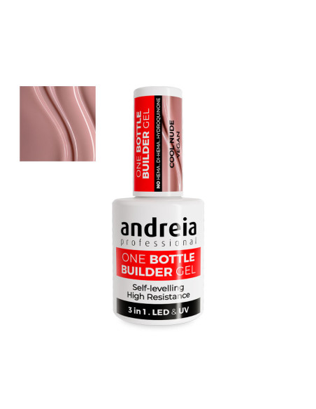 Gel Viscosidad Baja One Bottle Builder Gel Andreia Cool Nude 14Ml