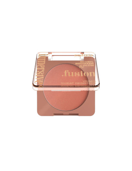 Polvo 3 En 1 Colorete Bronceador Iluminador Andreia Immersive Fusion Nº1