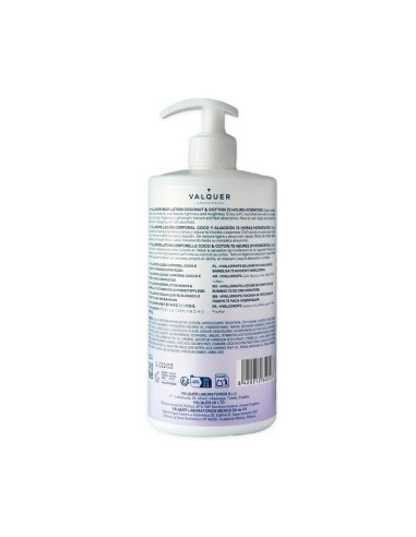 Loción Corporal Ácido Hialurónico Valquer Coco y Algodón 700Ml