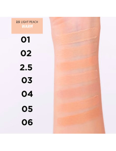 Corrector Líquido Eveline Camouflage Nº 2,5 Light Peach 2