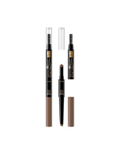 Estilizador De Cejas Eveline 3 En 1 Marrón Oscuro Nº2 2