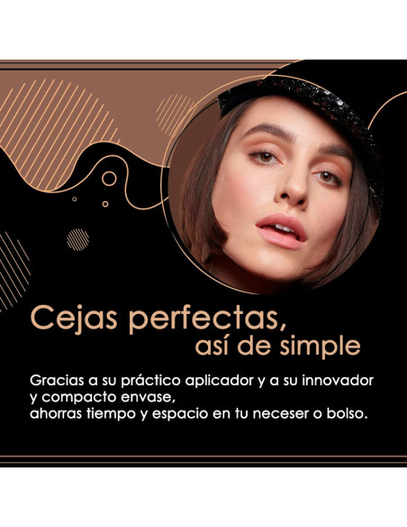 Estilizador De Cejas Eveline 3 En 1 Marrón Medio Nº1