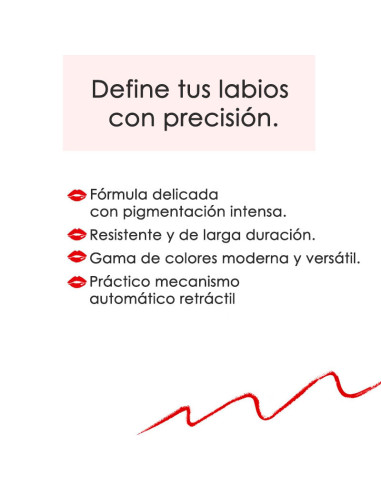 Lápiz De Labios Automatico Eveline Lipliner Nude Beige