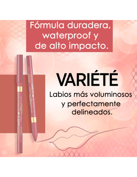 Lápiz Labios Lipliner Gel Waterproof Variete Eveline Nº5 Angel Nud