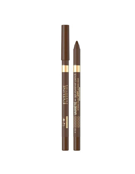Lápiz Ojos Eyeliner Gel Waterproof Variete Eveline Nº02 Brown