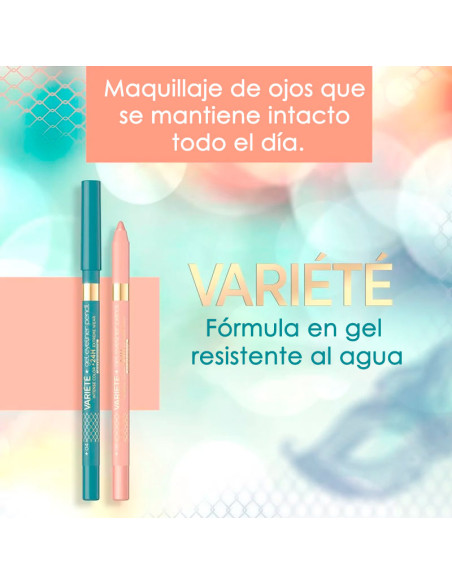 Lápiz Ojos Eyeliner Gel Waterproof Variete Eveline Nº02 Brown
