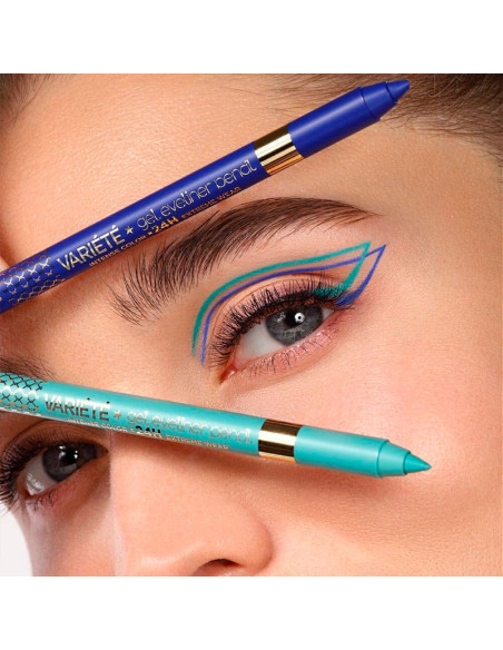 Lápiz Ojos Eyeliner Gel Waterproof Variete Eveline Nº04 Lagoon